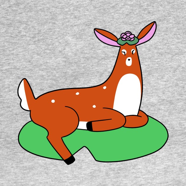 Lilypad Deer by saradaboru